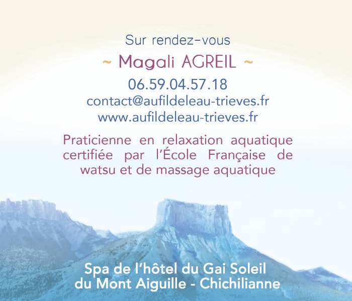 massage dans l'eau spa gai soleil vercors