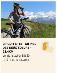 au pied des deux soeurs parcours cyclo trieves